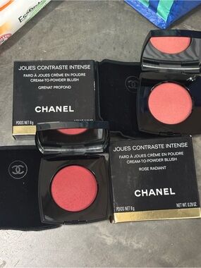 CHANEL Cream-to-Powder Blush - set of 2 . New